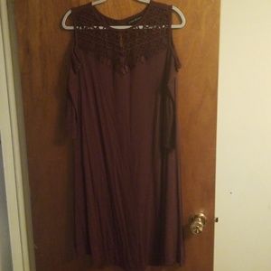 Burgandy dress